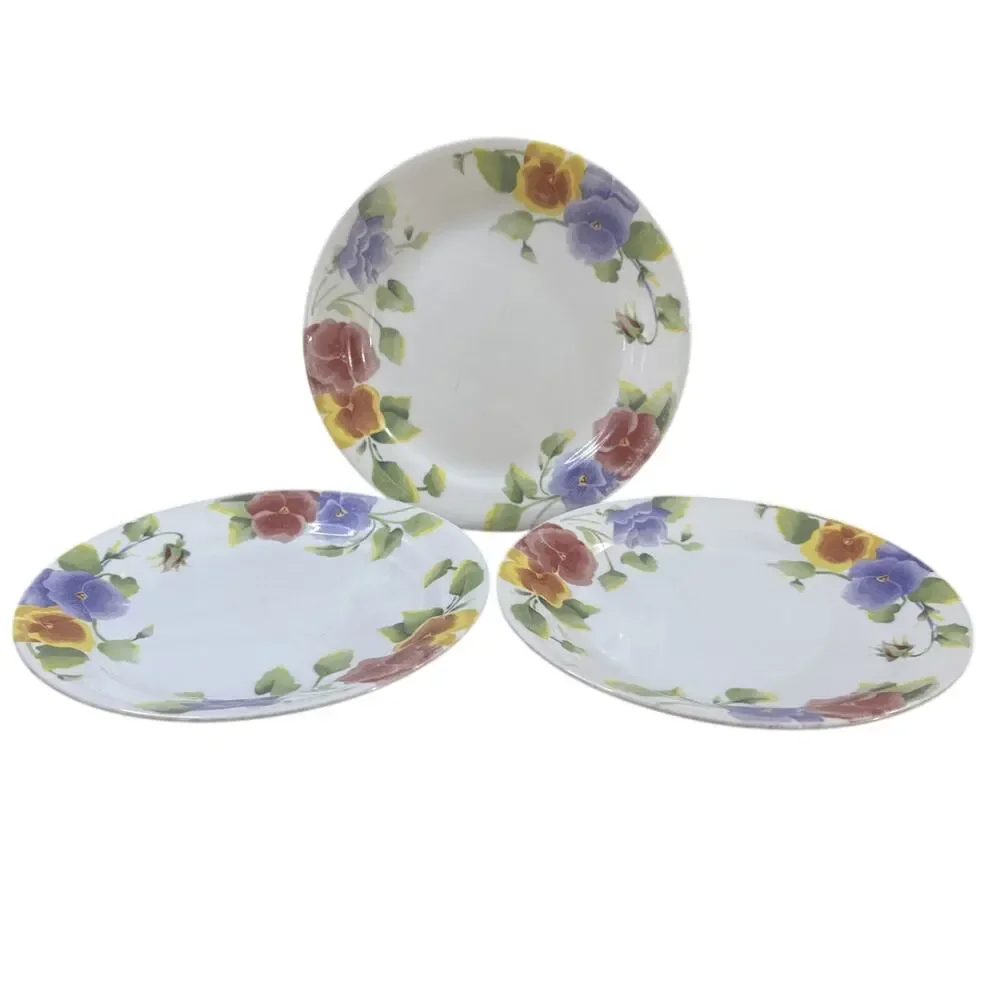 Set of 3 Corelle Summer Blush 7 .25